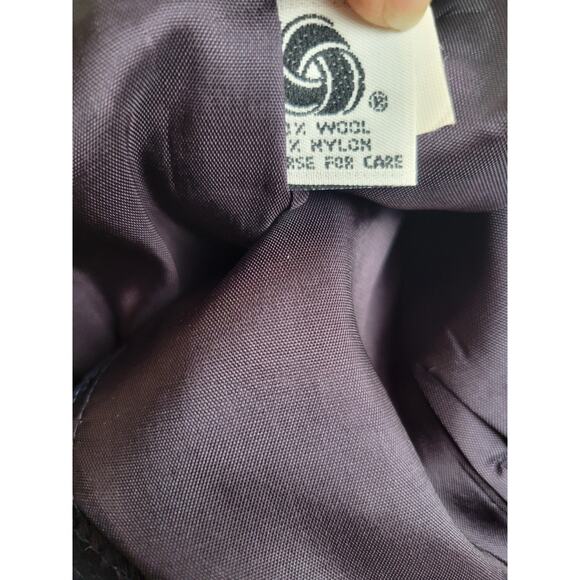 NWT VTG Rrrrruss Togs Navy Blue Wool Blend Career Casual Pants Women's Size 16 - Picture 14 of 15